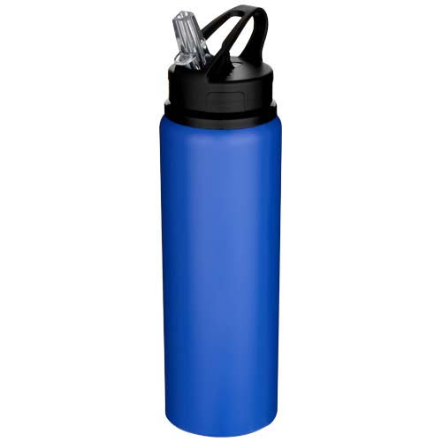 Bouteille eau inox recyclé 800 ml personnalisée Fitz Bleu royal